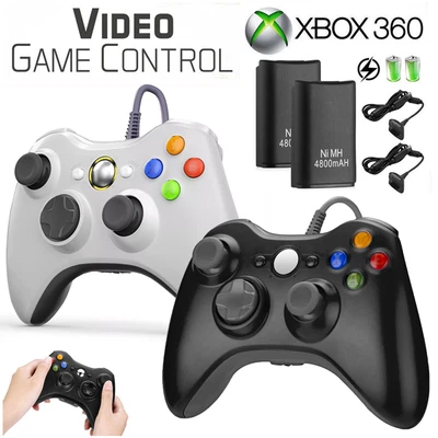 Wired Controller USB For PC Compatible With Xbox 360 /Windows 7 8 10 11 Gamepad - Image 1 of 4