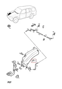 ( 1 ) GENUINE ISUZU 8-97807513-0 Windshield Washer Tank Bracket - Picture 1 of 3