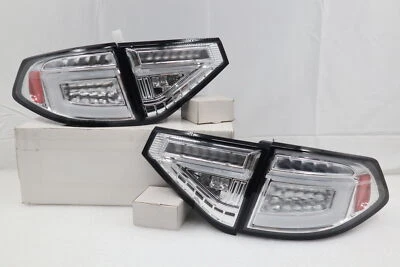 NEW Chrome LED Sequential Tail Light for~08 09~2014 Subaru Impreza WRX Hatchback - Image 1 of 4