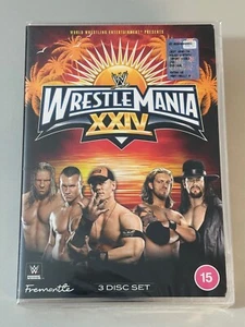 DVD WWE WRESTLEMANIA 24 2008 FremantleMedia Wrestling NEW & SEALED - Picture 1 of 3