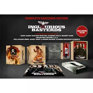 INGLOURIOUS BASTERDS COMPLETE BASTERDS ED 4K Blu Ray LIMITED EDITION STEELBOOKS - Picture 1 of 6