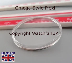 Chrome Ring Crystal Fits Omega Deville Dynamic + Seamaster Cosmic  - Picture 1 of 3