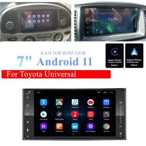 7" Android Stereo Radio GPS Player WIFI For Toyota Sienta Yaris Hiace w/Carplay - Picture 1 of 24