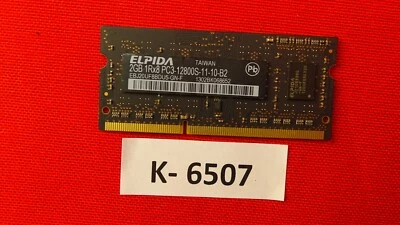 2 GB Elpida DDR3 SDRAM EBJ20UF8BDU5-GN-F RAM Memory PC3-12800 (DDR3-160 - Image 1 of 2