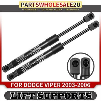 2 Pcs Front Hood Lift Supports Shocks Struts for Dodge Viper 2003 2004 2005 2006 - Image 1 of 4