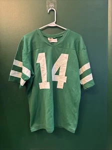Super Vintage Rawlings NFL Jersey Size L 42-44 Green Eagles? Jets? - Picture 1 of 6