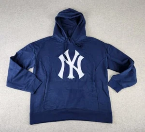 Felpa con cappuccio pullover squadra marina New York Yankees donna fanatici taglia GRANDE - Foto 1 di 12