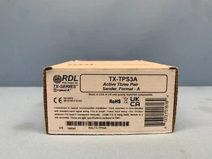 RDL TX-TPS3A Active Three-Pair Sender - Twisted Pair Format-A - Picture 1 of 2
