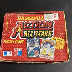 1985 Donruss Action All Stars Baseball Cello Box 36 Unopened Packs FREE SHIPPING