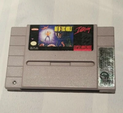 Out Of This World (Super Nintendo Entertainment System SNES) Cart Only F/Shippin - Image 1 of 4