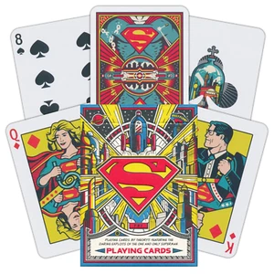 Superman Playing Cards Deck Premium Golden Age Of Comics Theory 11 USPCC - Picture 1 of 13