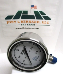3D INSTRUMENTS ACCU-DRIVE , 25504-26C55 , 0-300 PSI, 1/2" MNPT BOTTOM MOUNT - Picture 1 of 4