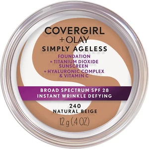 + OLAY Simply Ageless Instant Wrinkle Defying Foundation, Beige, 12G, No. 240 Na - Picture 1 of 12