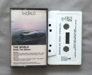 The World (roy thomas baker producer): Break The Silence. Cassette Tape. - Imagen 1 de 2