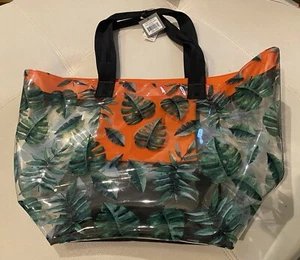 Neu mit Etikett Studio 33 wasserdichte Urlaubstasche tropisch durchsichtig Strand Kreuzfahrt von NM - Bild 1 von 5