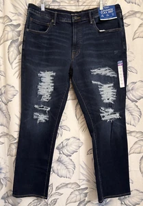Jeans Arizona uomo Advance Flex 360 atletico taper fit blu taglia 36x30 nuovi con etichette - Foto 1 di 7