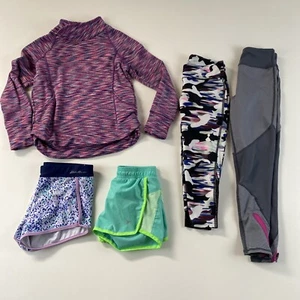 Lot Girl's Athleta Eddie Bauer More Athletic Shirt Shorts Pants Sz S - Picture 1 of 6