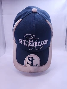 City Hunter St Louis Hat Mens OS Blue Embroidered Adjustable STL - Picture 1 of 7