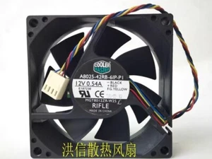 Cooler Master A8025-42RB-6IP-PI DC12V 0.54A 8CM 4-Pin PWM Cooling Fan - Picture 1 of 3
