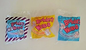 Vintage McDonald's Happy Meal Toys BOBBY"S WORLD  Innertube  Submarine Spaceship - Picture 1 of 7