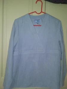 VGC Baby and Me Pale Blue sz S Maternity Top. P27 - Picture 1 of 12