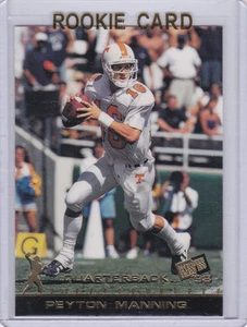 Peyton Manning 1998 ROOKIE CARD Football RC Tennessee Volunteers DENVER BRONCOS! - Picture 1 of 2