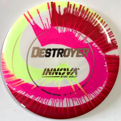 Innova Star I-Dye Destroyer 173g Scaled Neutral Flatness Distance Driver Used - Image 1 of 4
