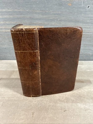 1816 HOLY BIBLE woodward EARLY AMERICAN rare ANTIQUE leather PHILADELPHIA old - Image 1 of 4