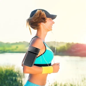 GREY L Phone Arm Band Gym Phone Holder Phone Arm Case Running Band For Runn CE - Photo 1 sur 9