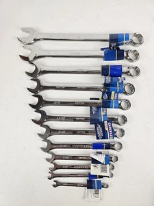 SAE Full Polish Combination Wrench Set NAPA Carlyle Tools 12-piece CWFP Read - Bild 1 von 9