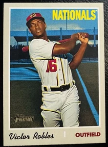 2019 Topps Heritage High Number Victor Robles SP #701 - Picture 1 of 2
