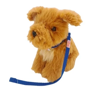 Our Generation Battat Brown Yorkie Maltese Puppy Dog 6" Plush Stuffed Animal Toy - Picture 1 of 10