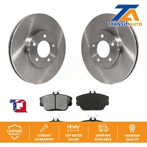Brake Rotor Semi-Metallic Pad Front Kit For Ford Taurus Lincoln Continental Mark - Picture 1 of 11