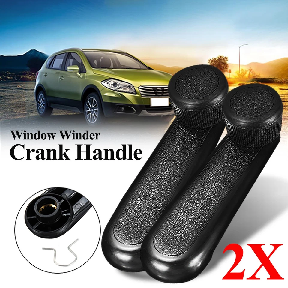 Pair Window Crank Handle For 1989-1998 Suzuki Sidekick Chevrolet Geo Tracker S10 - Image 1 of 4