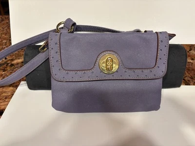 Relic Lavender Crossbody Bag with Adjustable Strap 6.5" x  5" - Image 1 of 4