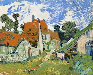 AUVERS SUR-LA-OISE von Vincent Van Gogh Giclée Kunst 8" x 10" Druck - Bild 1 von 1