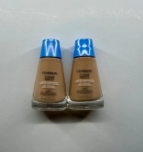 Covergirl Clean Matte Liquid Foundation #540 Natural Beige  - 2CT - Picture 1 of 2