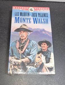 Monte Walsh (VHS, 1993) Lee Marvin Western Rare Brand New Sealed Watermarks - Imagen 1 de 6