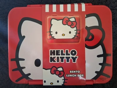 Hello Kitty Bento Box - Red and White - New - Image 1 of 3