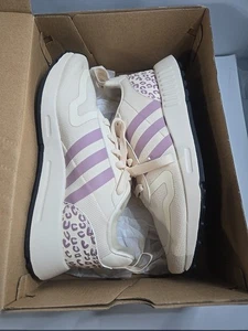 Adidas Multix Women’s Sneakers Size US 7 Cream Mauve New - Picture 1 of 8