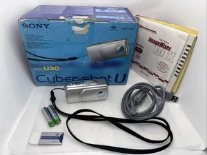 Sony Cyber-shot DSC-U30 2MP Digital Digital Camera Tested Boxed Batteries Memory - Picture 1 of 9