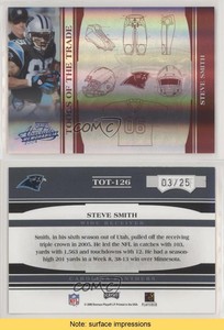 2006 Playoff Absolute Memorabilia Spectrum Red /25 Steve Smith #TOT-126