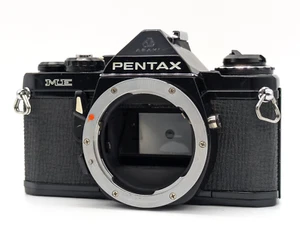 Video*[NEUWERTIG] Messgerät funktioniert Pentax ME schwarzes Gehäuse analoge Spiegelreflexkamera 35 mm Super JAPAN 1 - Bild 1 von 22
