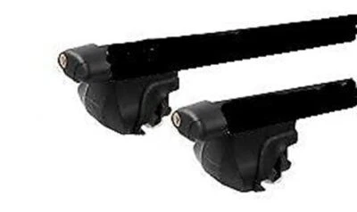 2xBLACK CROSS BAR ROOF RACK For  kia Grand carnival 1999-2006 Fits on raise rail - image 1 of 4