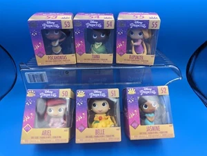 Funko Minis Disney Princess Vinyl Figure LOT OF 6 NEW Tiana Ariel Belle Rapunzel - Picture 1 of 9