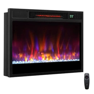 23-inch Infrared Quartz Electric Fireplace Insert with Remote Control - Picture 1 of 11