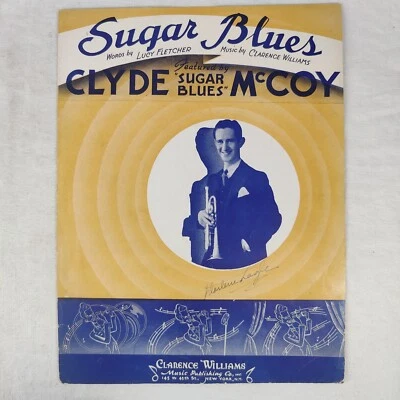 Partituras de Clyde McCoy 1935 de colección raras - Sugar Blues de Clarence Williams Foto 1 de 4