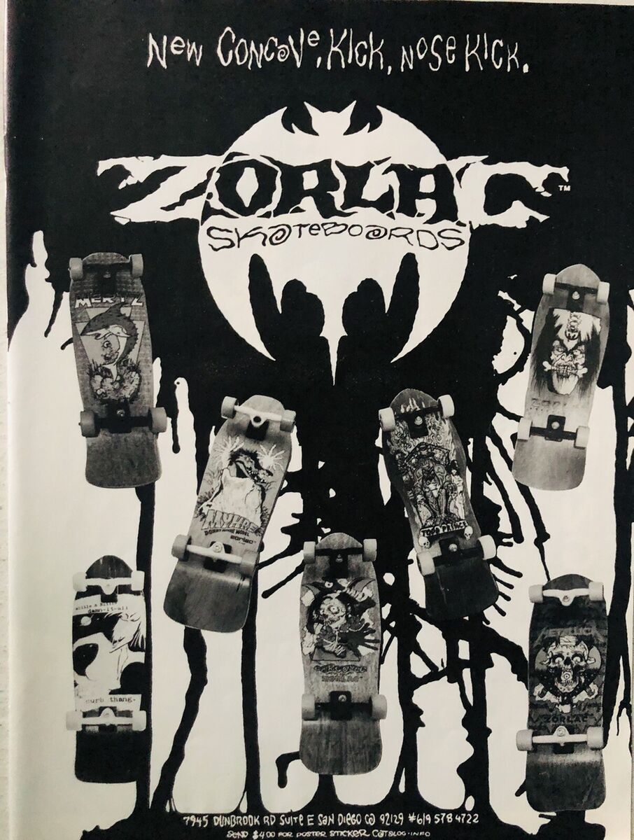 Zorlac Vintage Skateboarding & Longboarding Equipment for Zorlac Vintage Skateboarding & Longboarding Equipment for