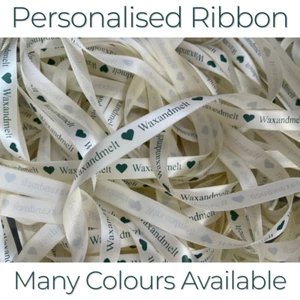Personalised Ribbon - 15mm, 25mm, 48mm - Foil Print - Birthday Anniversary Gifts - Picture 1 of 8