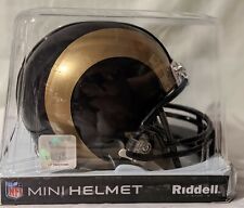St. Louis Rams Official NFL Replica Mini Helmet W/ Z2b Face Mask Riddell 590288